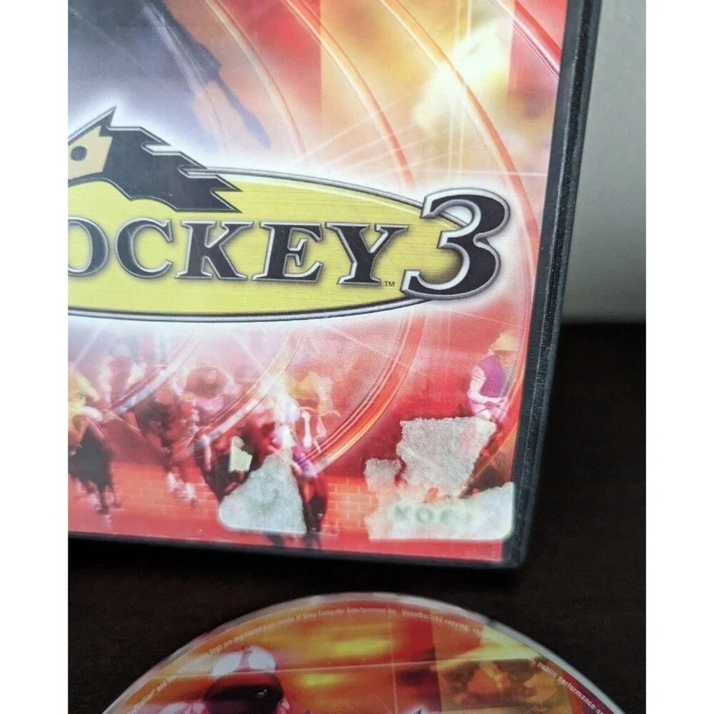G1 Jockey 3 (PlayStation 2 PS2 2003)  w/ Manual & Tested